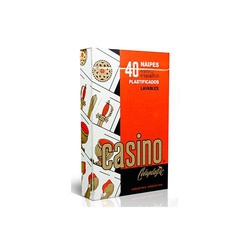 CASINO NAIPES PLASTIFICADOS X 40 UNI                                                                