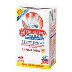 SERENISIMA LECHE TETRA BRIK 3 ENTERA X 1 LIT                                                        