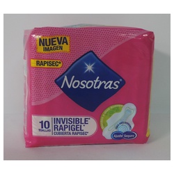 NOSOTRAS TOALLITAS INVISIBLE CLASICA X 8 UNI                                                        