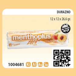 MENTHO PLUS ZERO DURAZNO                                                                            