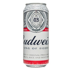 CERVEZA BUDWEISER LATA X 473 CC                                                                     