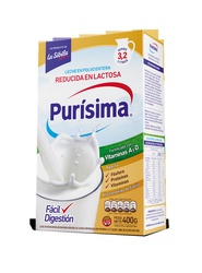 PURISIMA LECHE REDUCIDA EN LACTOSA X 400 GRS                                                        