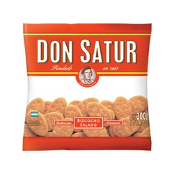 DON SATUR BIZCOCHOS SALADOS X 200 GRS                                                               