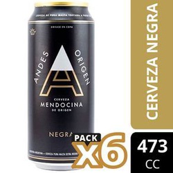 CERVEZA ANDES NEGRA 6 X 473 CC                                                                      