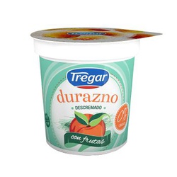 TREGAR YOG C/FRUTA DURAZNO X