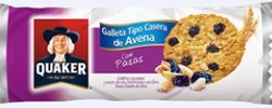 QUAKER GALLETITAS AVENA PASAS TIPO CASERA X 157 GRS                                                 