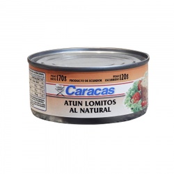 CARACAS ATUN LOMITOS AL NATURAL X 170 GRS                                                           