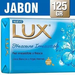 LUX JABON FRESCURA IRRESISTIBLE X 125 GRS                                                           