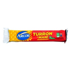 ARCOR TURRON DE MANI X25 GRS.