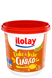 ILOLAY DULCE DE LECHE TRADICIONAL X 1 KG                                                            